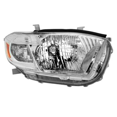 Rareelectrical - New Right Headlight Compatible With Toyota Highlander 2008-2010 By Part Number 81130-48470