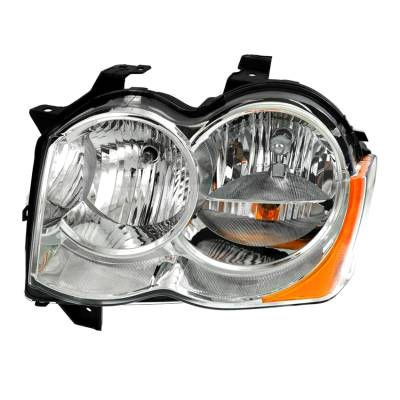 Rareelectrical - New Left Halogen Headlight Compatible With Jeep Grand Cherokee Sport 2008-2010 By Part Number