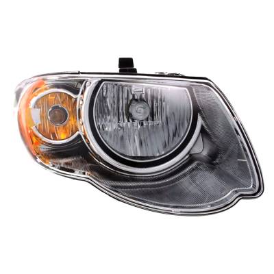 Rareelectrical - New Passengers Halogen Headlight Compatible With Chrysler Town & Country Base Mini Van 2005-2007 By