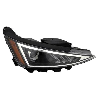 Rareelectrical - New Right Headlight Compatible With Hyundai Elantra Se Sedan 2019-2020 By Part Number 92102-F3500