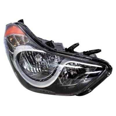 Rareelectrical - New Right Side Headlight Compatible With Hyundai Elantra Sedan 2013 By Part Number 92102-3Y000