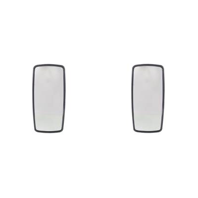 Rareelectrical - New Door Mirror Glass Pair Fits Freightliner Heavy Duty Columbia 04-16 W/O Heat