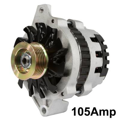 Rareelectrical - New 105A Alternator Fits Chevrolet R2500 R3500 V3500 7.4L 1989 10463048 10463105