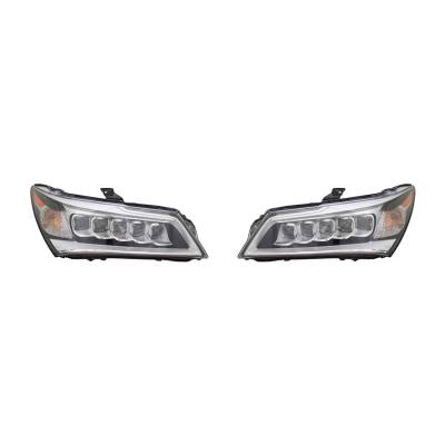 Rareelectrical - New Pair Of Headlights Fits Acura Mdx Base 2014 2015 2016 33100Tz5a01 Ac2502125