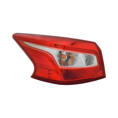 Rareelectrical - New Driver Side Tail Light Fits Nissan Sentra 1.8L 2016-18 265553Yu0a Ni2805108