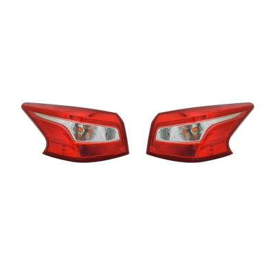 Rareelectrical - New Pair Of Tail Lights Fits Nissan Sentra 1.8L 2016-2018 26550-3Yu0a Ni2804108
