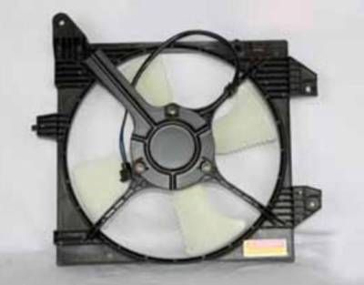 Rareelectrical - New Ac Condenser Fan Assembly Compatible With 2002 Mitsubishi Lancer 2.0L 2000Cc Mr464708