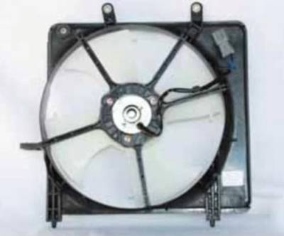 Rareelectrical - New Engine Cooling Fan Assembly Compatible With 2007-2008 Honda Fit Fa70324 19015-Rme-A51