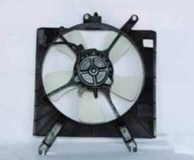 Rareelectrical - New Engine Cooling Fan Assembly Compatible With 2003-2005 Kia Rio L4 1594Cc Automatic Trans