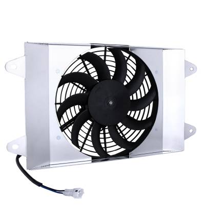 Rareelectrical - New 12V Radiator Fan Motor Compatible With Yamaha Rhino 700 Yxr700f 2008-2013 49-5837 495837 49-5837