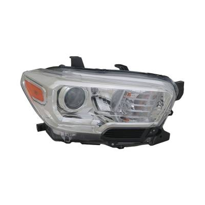 Rareelectrical - New Right Head Light Compatible With Toyota Tacoma Base 2016-2017 81110-04250 8111004250 To2503242
