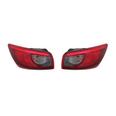 Rareelectrical - New Pair Of Tail Light Compatible With Mazda Cx-3 Sport 2016 Ma2804120 Db4g-51-150 Db4g51160