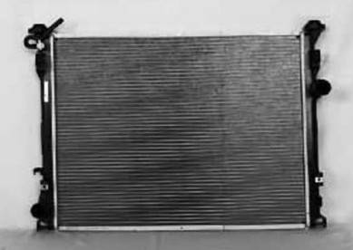 Rareelectrical - New Radiator Assembly Compatible With Chrysler 05-08 300 2.7L 3.5L V6 2700Cc 3497Cc 167 215 Cid