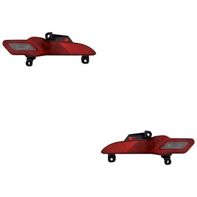 Rareelectrical - New Pair Of Back Up Lights Compatible With Toyota Prius Prime Xse Premium Hatchback Prius Premium