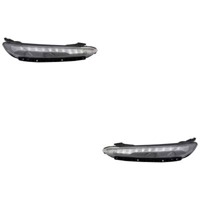 Rareelectrical - New Pair Of Daytime Running Lights Compatible With Hyundai Kona Electric Sel Sport Utility Kona