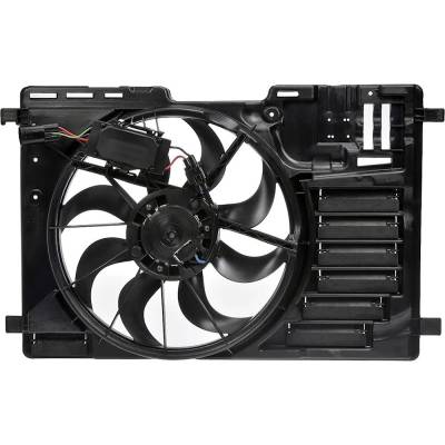 Rareelectrical - New Single Cooling Fan Assembly Compatible With Ford Focus St 4 Cyl 2.0L Transit Connect Xlt 4 Cyl