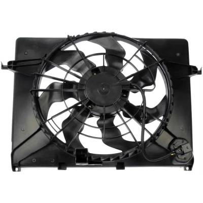 Rareelectrical - New Single Cooling Fan Assembly Compatible With Hyundai Kia Sonata Limited 4 Cyl 2.4L Optima Lx 4