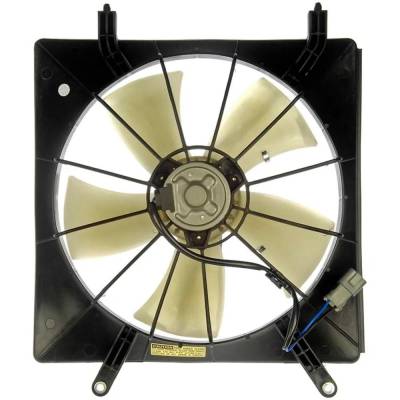 Rareelectrical - New Single Cooling Fan Assembly Compatible With Honda Cr-V Lx 4 Cyl 2.4L Element Ex 4 Cyl 2.4L