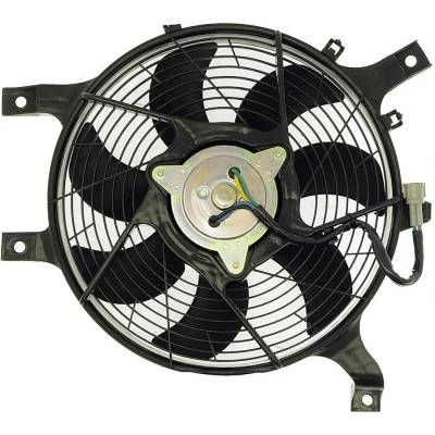 Rareelectrical - New Plastic Blade Cooling Fan Assembly Compatible With Nissan Frontier Xe 4 Cyl 2.4L Frontier Sve 6