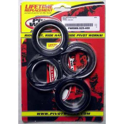 Rareelectrical - New Rear Wheel Bearing Kit Compatible With Suzuki Lt-R 450Cc 2006-2007 By Part Numbers Pwrwk-S25-400