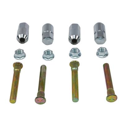 Rareelectrical - Compatible With 2009-2014 Polaris Rzr 800 Wheel Stud And Lug Nut Fastener Kit 4 Studs 8 Heavy Duty