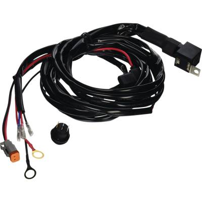Rareelectrical - Wire Harness Single Deutsch Connector Inline Fuse Relay Switch 22 Inch Battery 100 Inch Light Plug
