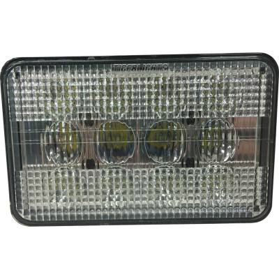 Rareelectrical - Led Lower Cab Flood Light 60 Watt 3500 Lumens Compatible With Case International 88 Series 3088 3288