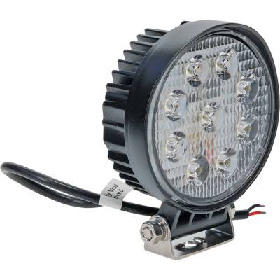 Rareelectrical - Led 27 Watt Round Spot Beam Work Light Compatible With Tractor Combine Excavator Loader Truck Atv