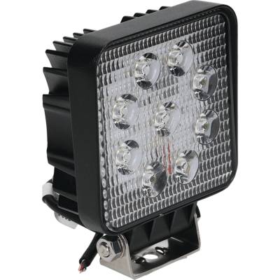 Rareelectrical - Led 27 Watt Square Spot Beam Work Light Compatible With Tractor Combine Excavator Loader Truck Atv