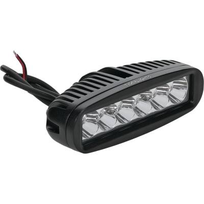 Rareelectrical - Led 18 Watt Slim Rectangular Spot Beam Work Light Compatible With Tractor Combine Excavator Loader