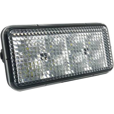 Rareelectrical - Led Headlight 40W 3000 Lumens Flood Beam 12-24V Compatible With Kubota Svl65-2 Svl65-2C Svl75