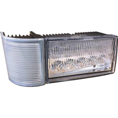 Rareelectrical - Led Left Wraparound Headlight Compatible With Case Ih Mx100 Mx110 Mx120 Mx135 Mx150 Mx170 Maxxum