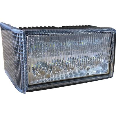 Rareelectrical - Led Headlight Right Compatible With 1990-1997 Case Ih Maxxum 5120 5130 5140 5220 5230 5240 5250