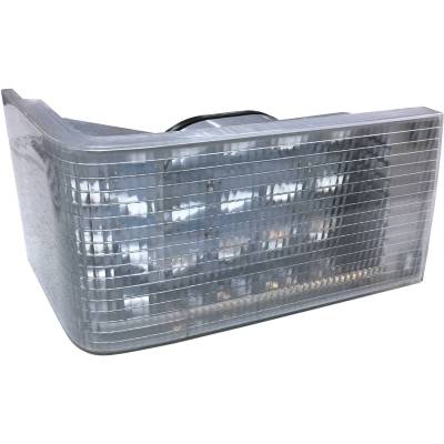 Rareelectrical - Right Led Headlight Spot Flood Combo Compatible With Case Ih Magnum 7110 7120 7130 7140 7150 7210