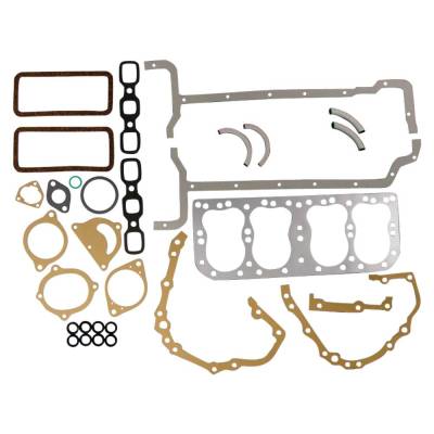 Rareelectrical - Full Engine Overhaul Gasket Set Metal Head Gasket Compatible With 1942-1952 Ford 9N 2N 8N 1939-1952