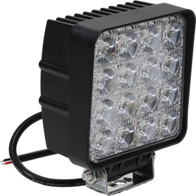 Rareelectrical - Led 48 Watt Square Flood Beam Work Light Compatible With Tractor Combine Excavator Loader Truck Atv