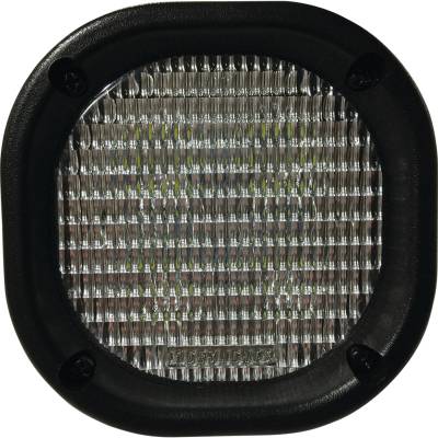 Rareelectrical - 40W 3600 Lumen Square Led Flush Mount Headlight Compatible With John Deere 318D 319D 320D 323D 326D