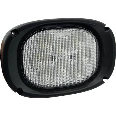 Rareelectrical - Led Flush Mount Rectangular Headlight 3000 Lumens Flood 32W 12-24V Compatible With Gehl Sl7810