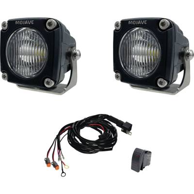 Rareelectrical - Mojave 2 Inch Led Racing Light Kit Spot Flood Compatible With Off-Road Utvs Atvs Side-By-Sides