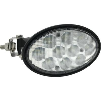 Rareelectrical - Led Oval Flood Work Light 50W 4500 Lumens Swivel Mount Plug And Play Compatible With Kubota M7-151S