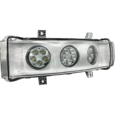 Rareelectrical - Led Center Hood Light Compatible With Case Ih 420 470 500 Rowtrac Rubber-Track Tractor Cnh Fpt
