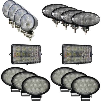 Rareelectrical - 16-Piece Led Light Kit Compatible With John Deere S-Series T-Series W-Series Combine S660 S670 S680
