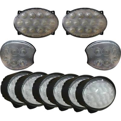 Rareelectrical - 10-Piece Led Light Kit Compatible With 2003-2011 John Deere 7720 7820 7920 7630 7730 7830 7930