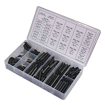 Rareelectrical - Roll Pin Kit 375 Pieces Spring Pins 1/16 To 3/8 In Dia For Lawn Mower Tractor Snowblower Compatible