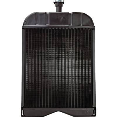 RAREELECTRICAL - Copper Core Radiator With Cap Compatible With 1942-1952 Ford 8N 9N 2N N-Series Tractor 789 790 791