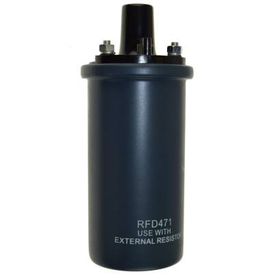 Rareelectrical - Ignition Coil Compatible With 1948-1975 Ford Vehicles Sprint/Station Bus/Sunliner/Super Deluxe 2.0L