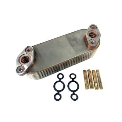 Rareelectrical - Engine Oil Cooler Compatible With 2000-2008 Caterpillar 416D/420D/428D/430D 3054C/C4.4 4.4L 268 Cid