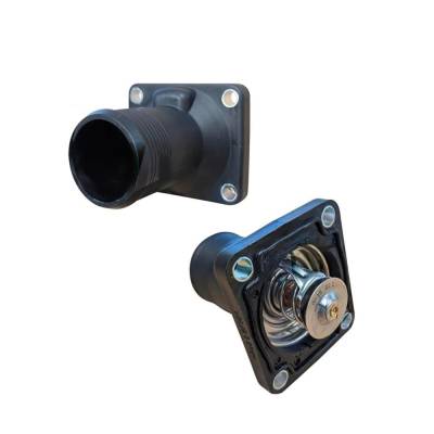 Rareelectrical - Engine Thermostat Assembly Compatible With Massey Ferguson 7465/7475/7480 2004-2012 180°F W/Housing