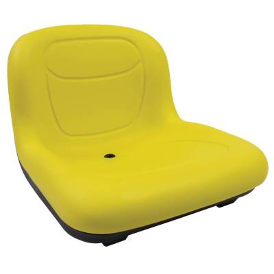 Rareelectrical - Yellow High Back Seat Compatible With John Deere Gt225 Gt235 Gx325 Gx345 Lx255 Lx277 Lx288 Lawn