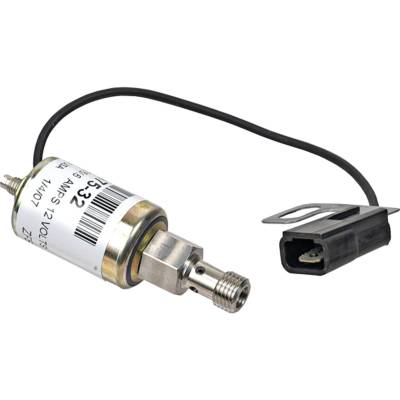 Rareelectrical - Fuel Shut-Off Solenoid Compatible With Zenith Carburetor Equipped John Deere Industrial Agricultural